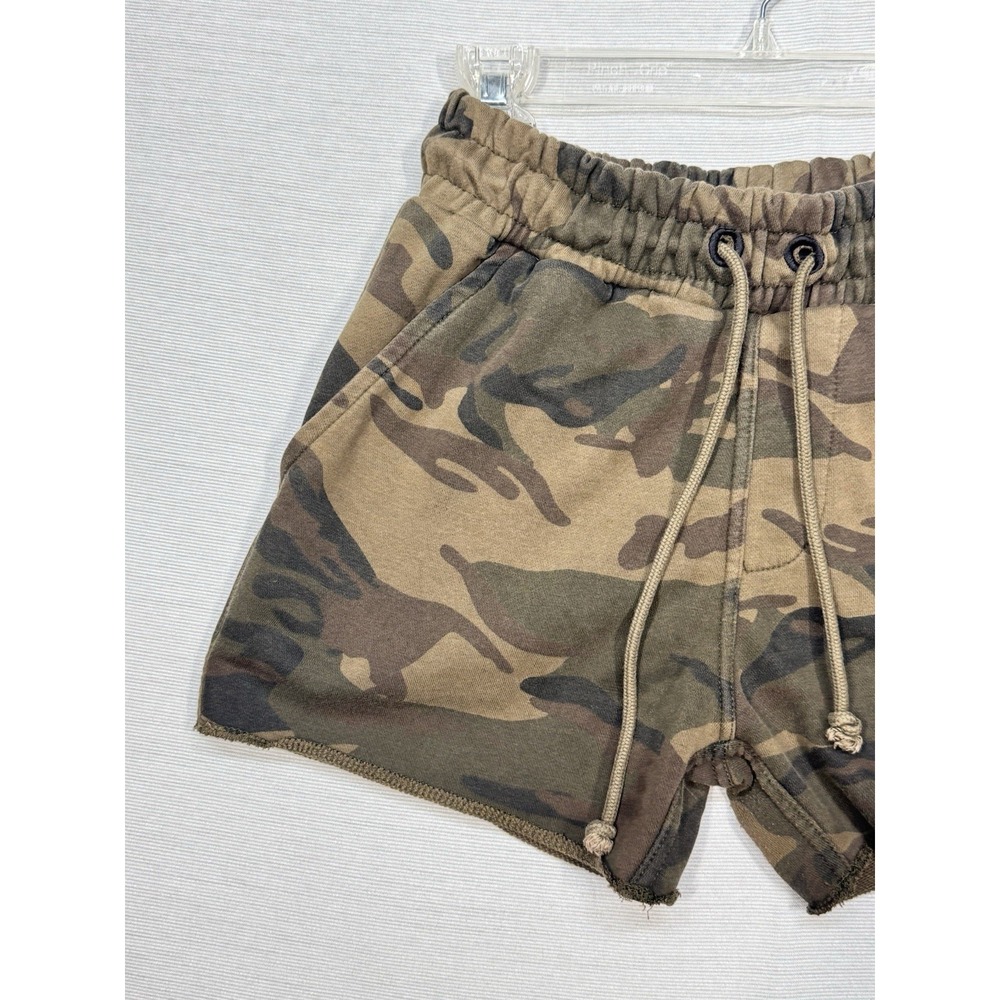 YoungLA Mens Lounge Short Sz M Green Camo Running Gym Workout 4" Ins - Picture 2 of 16